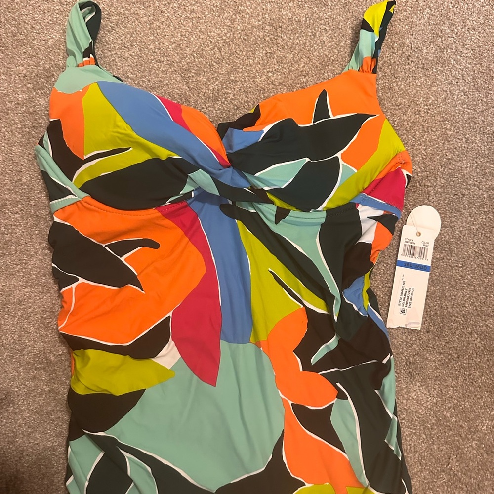 Anne Cole Colorful Floral Women's Swim Camisole